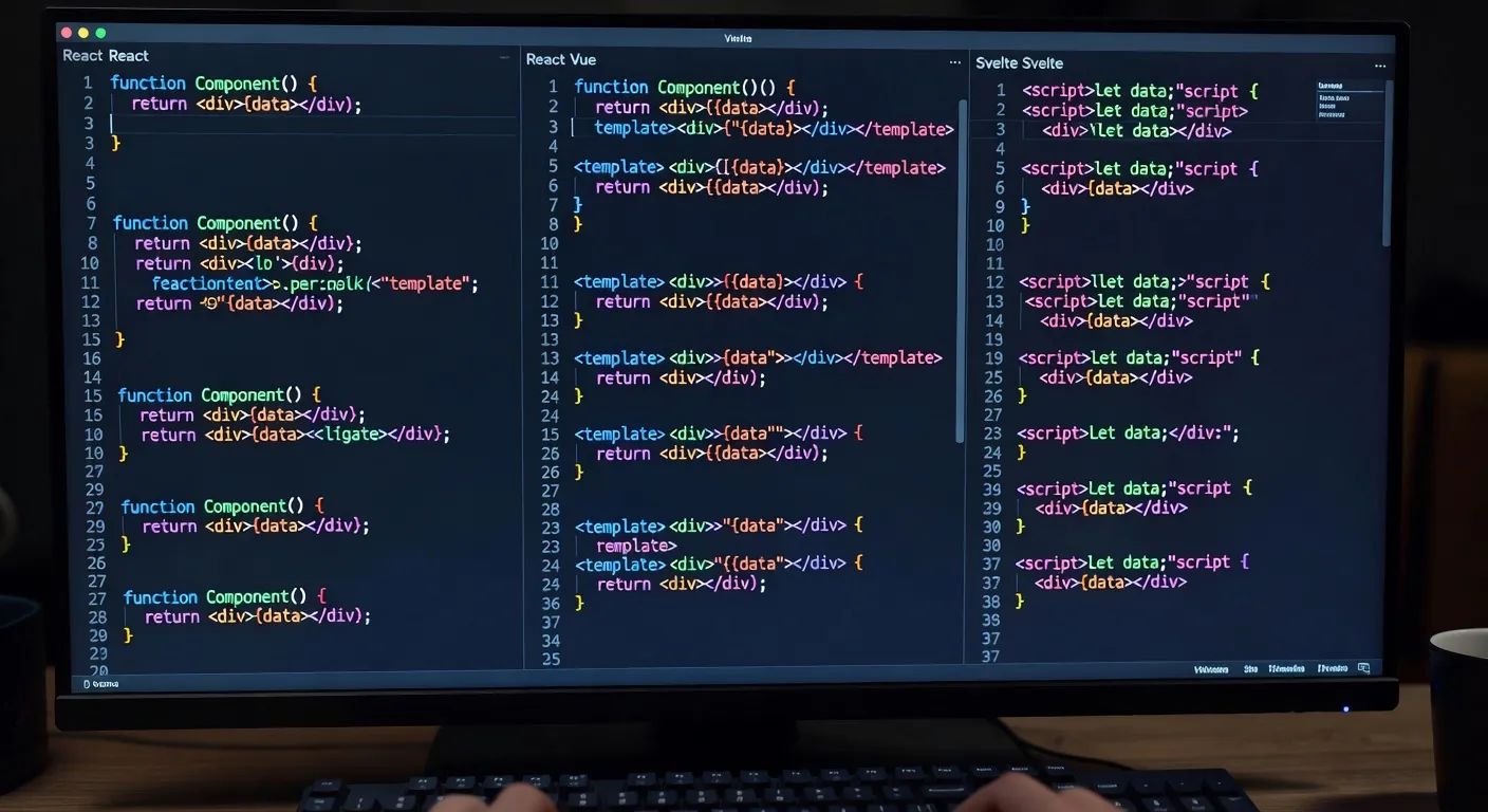 Comparatif des frameworks frontend