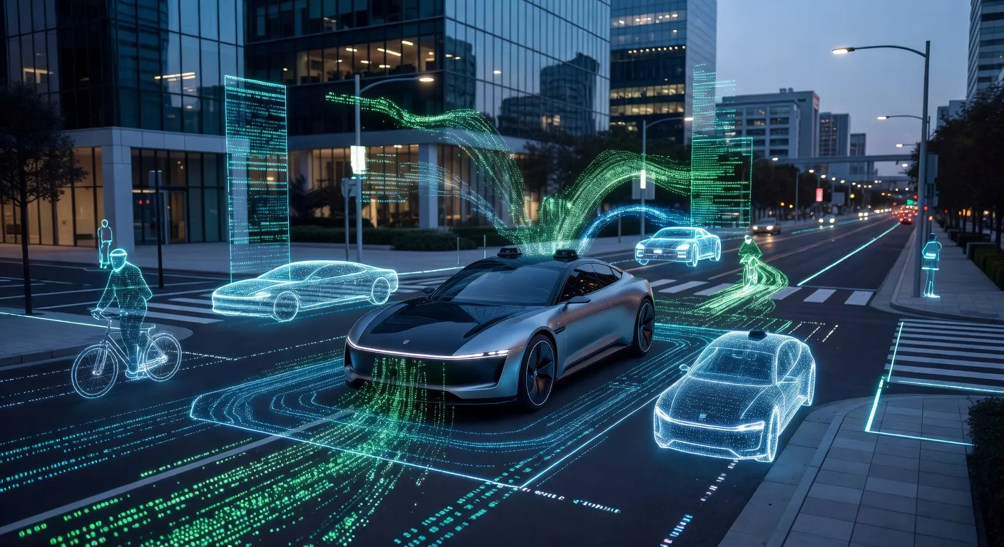 Véhicule autonome utilisant le edge computing