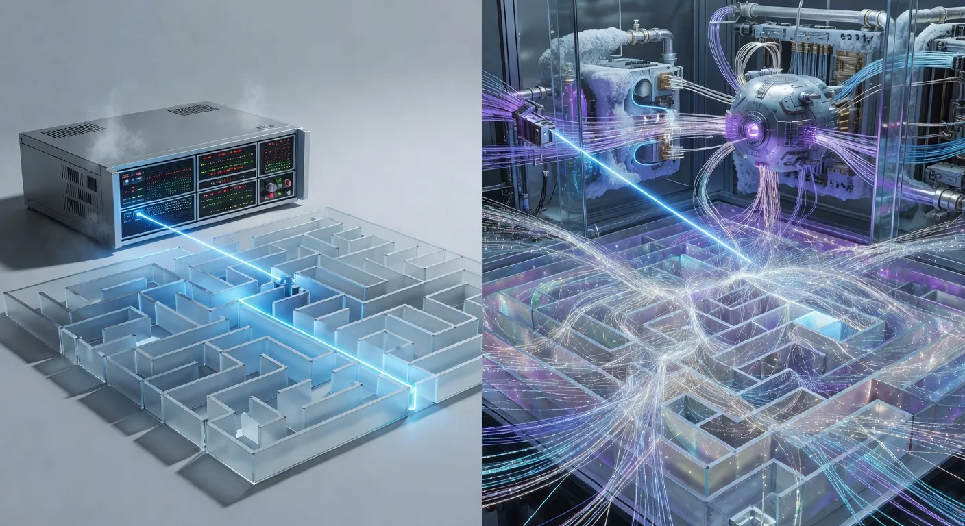 Comparaison calcul classique versus quantique